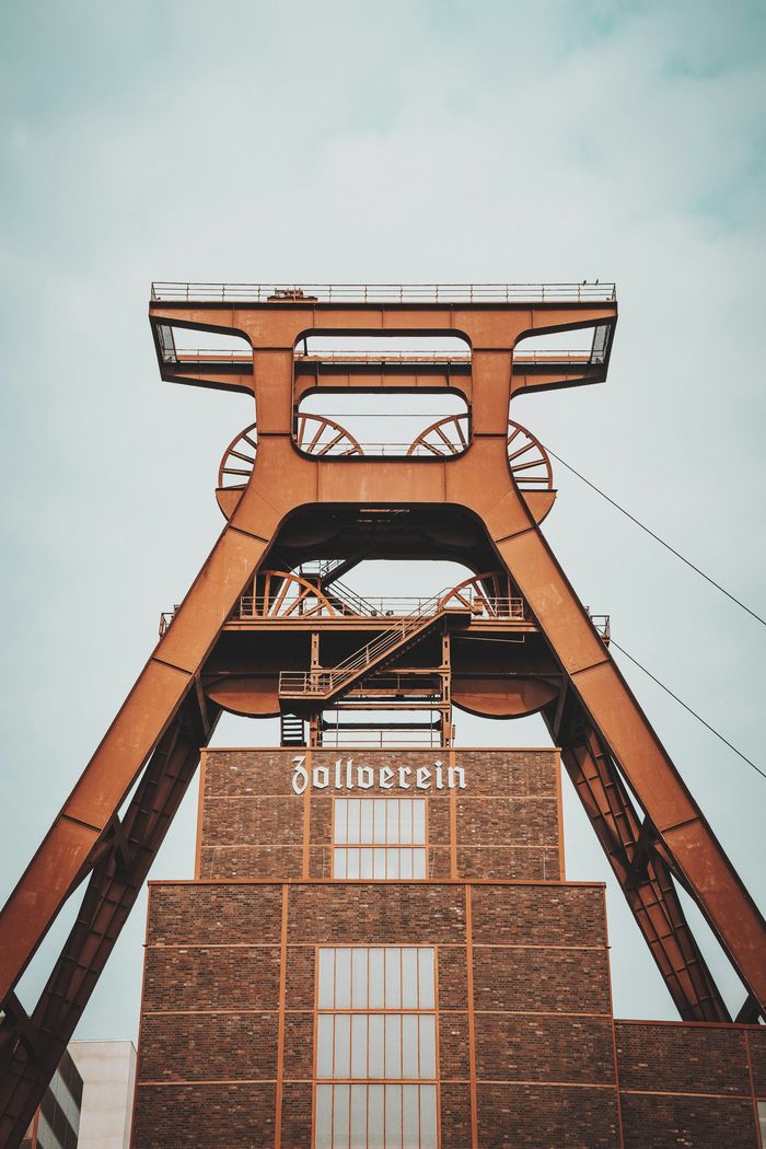Fördergerüst der Zeche Zollverein in Essen